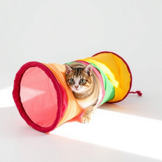 Collapsible cat tunnel