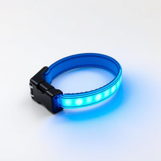 Rechargeable LED dog collar